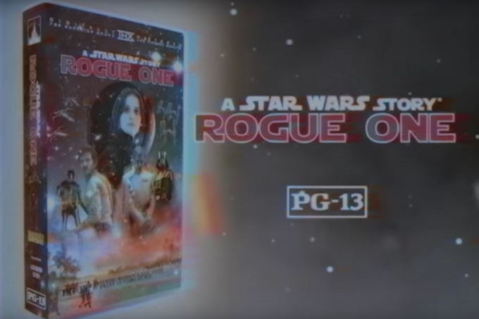 Este comercial ochentero del VHS de ‘Rogue One’, te pondrá nostálgico