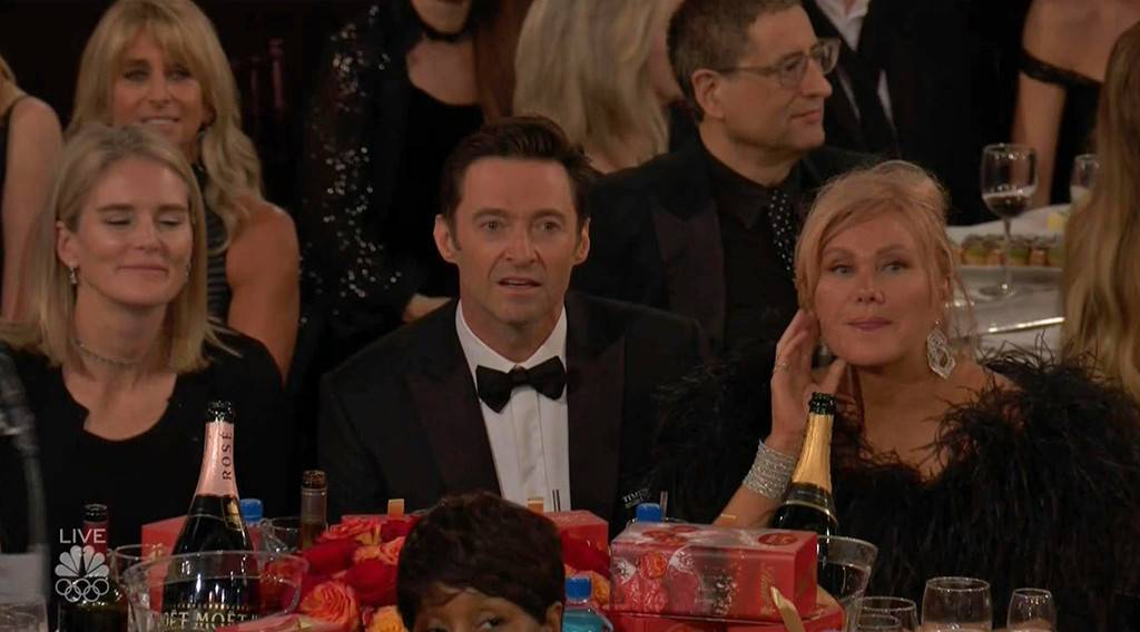 La reacción de Hugh Jackman en los Golden Globes, es lo mejor que vas ver hoy