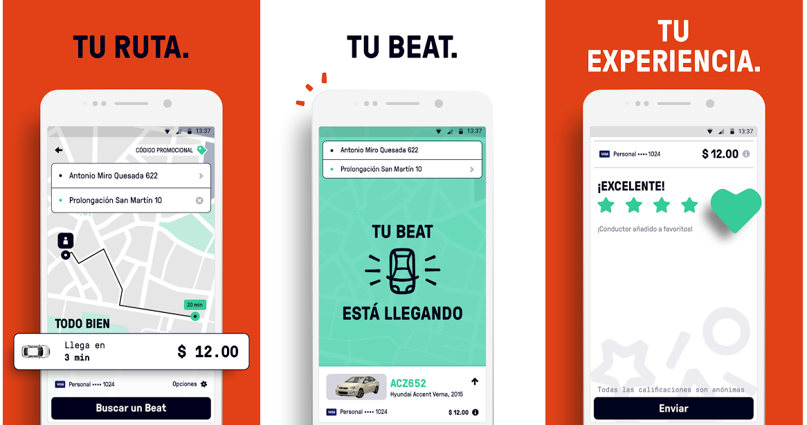  Conoce a Beat el app que llega a competir contra Didi y Uber