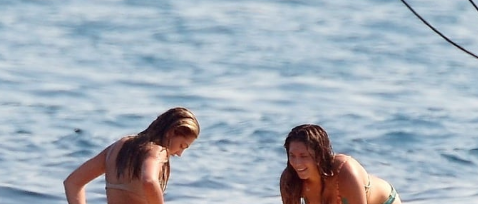 Las fotos de las vacaciones de las hijas de Sylvester Stallone son fuego