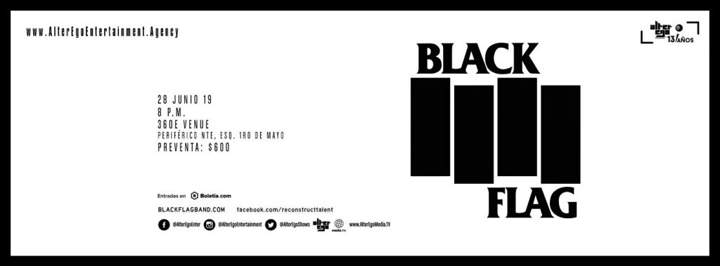 Te compartimos los detalles de la visita de Black Flag a la CDMX