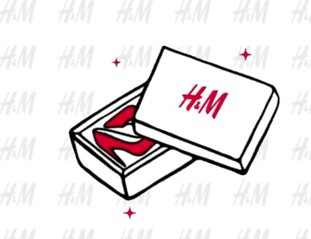 Buró Negro hizo unos stickers para H&M que están hermosos