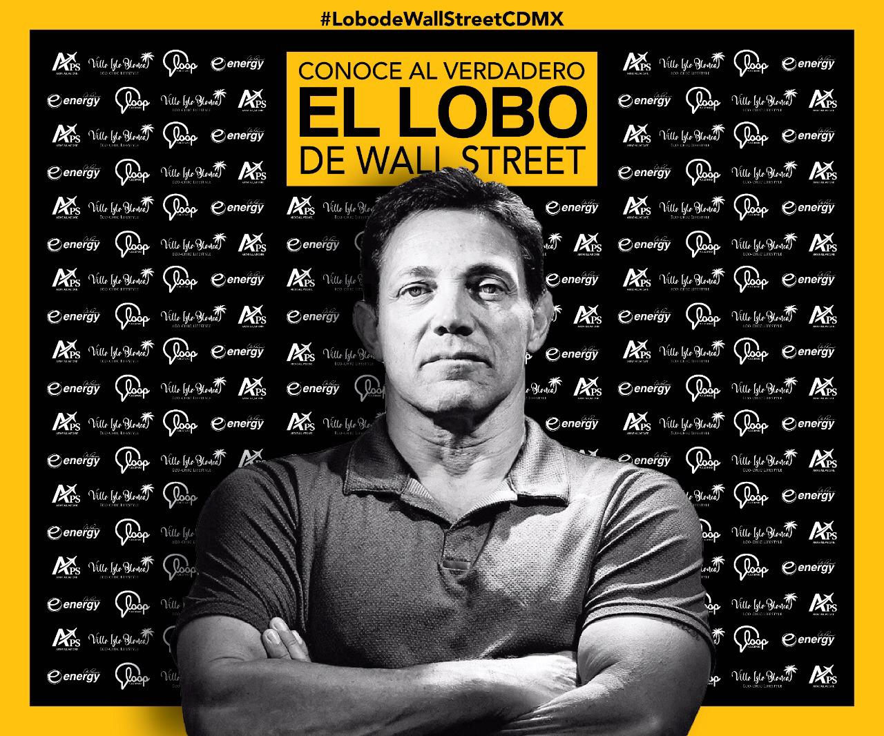  “El Lobo de Wall Street” regresa a la CDMX para dar pláticas