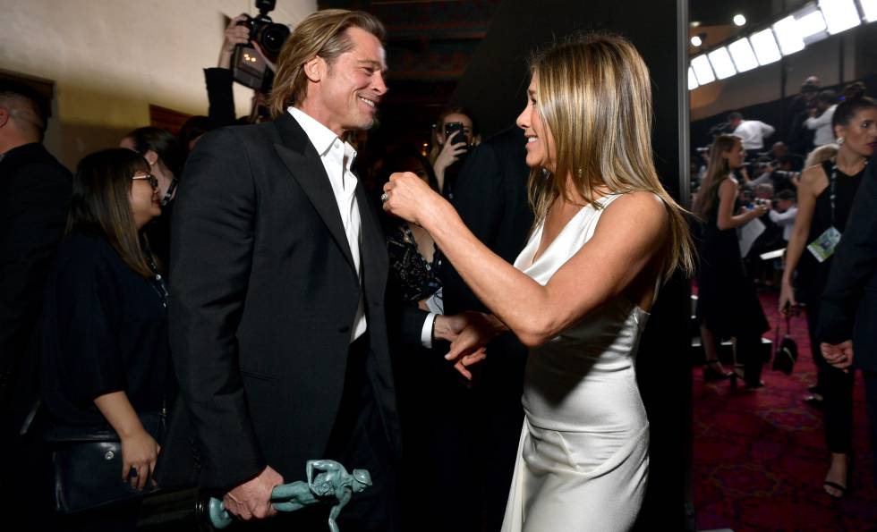  La indirecta de Brad Pitt a Jennifer Aniston en plena entrega de premios