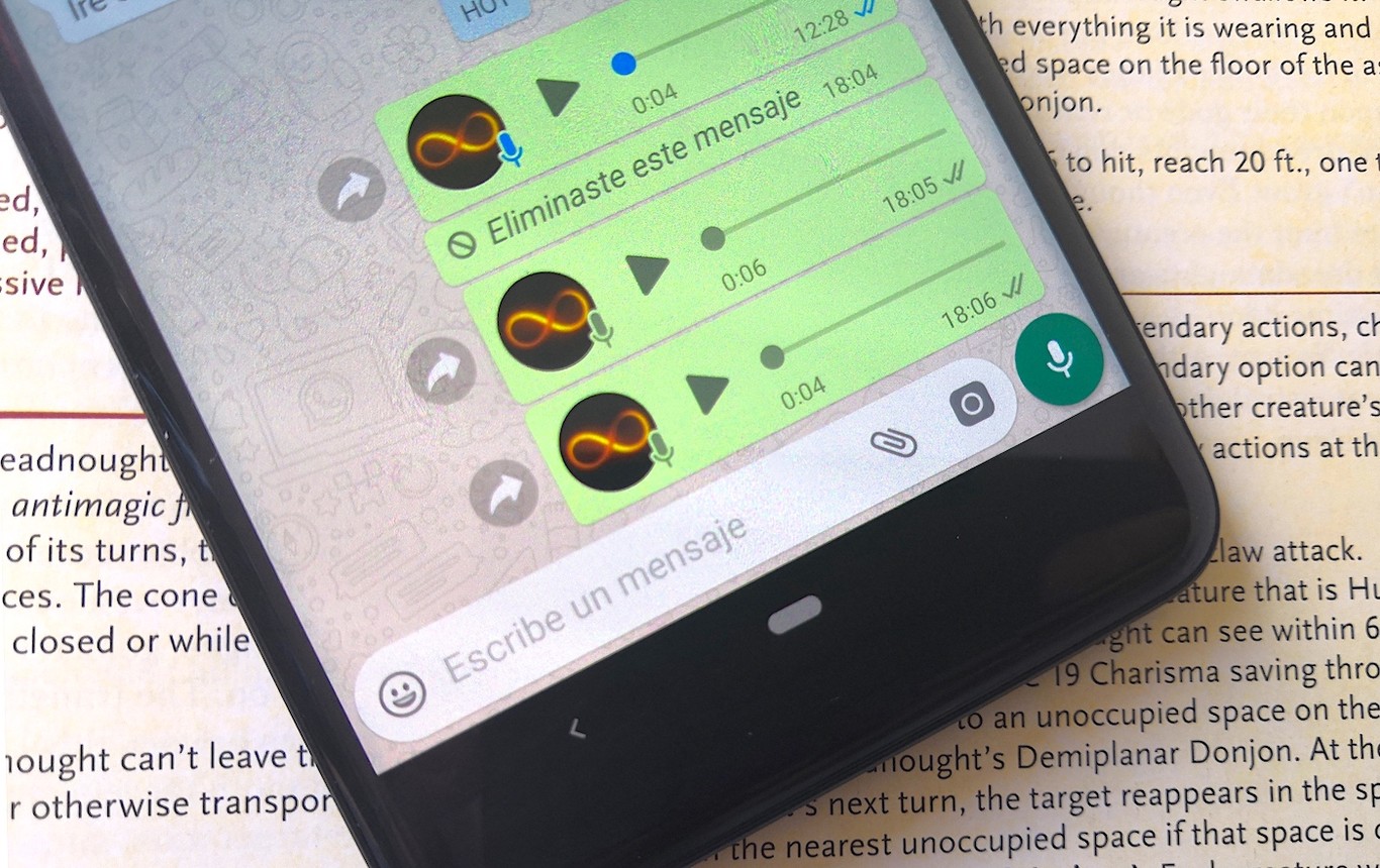 Whatsapp hace que escuches tu mensaje de voz antes de enviarlo