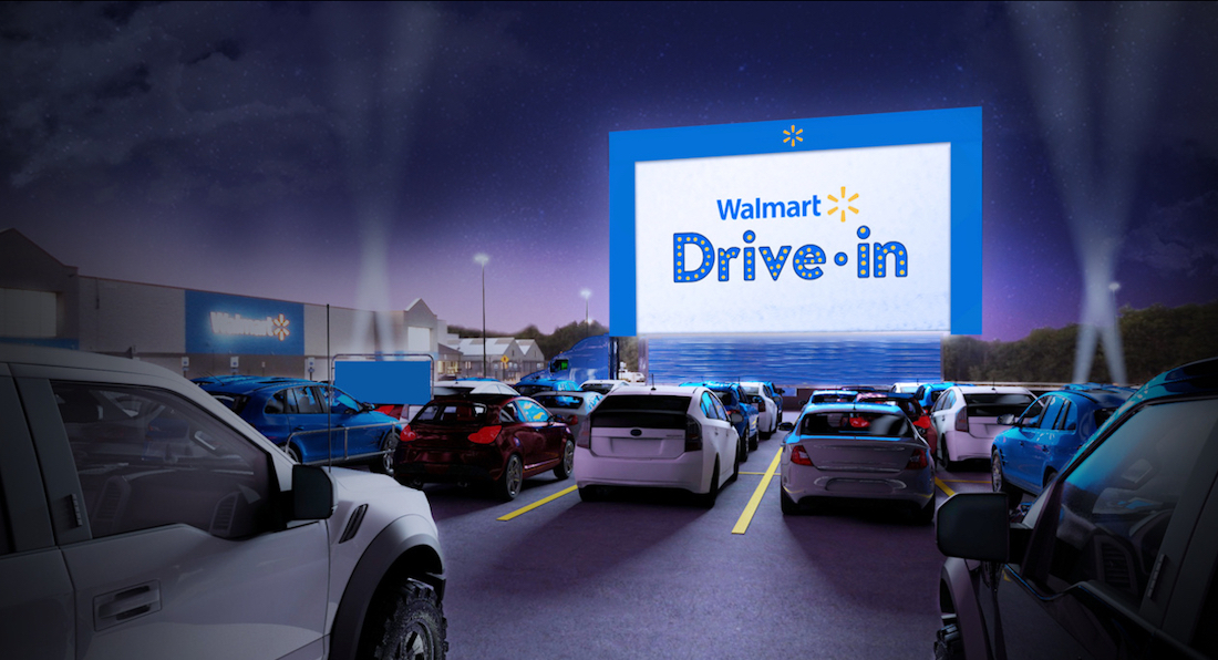 Walmart va a convertir sus estacionamientos en autocinemas
