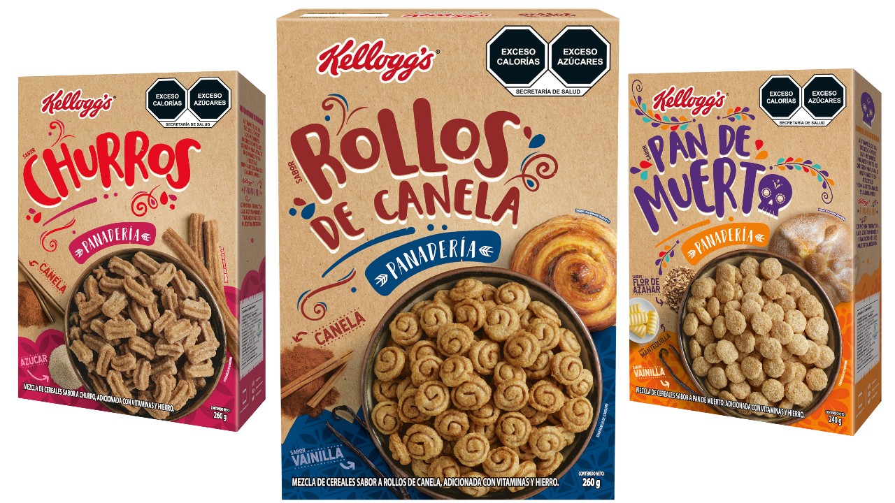  Kellogg rinde un homenaje a la panadería mexicana con su nueva línea de cereales