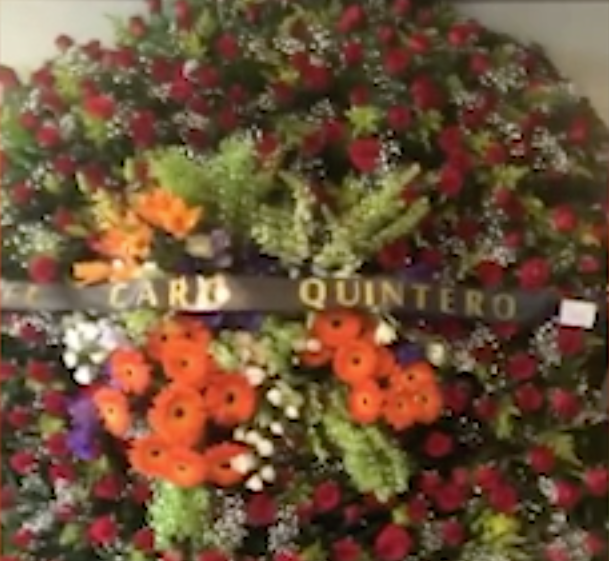  Caro Quintero mandó corona de flores al funeral de un sicario