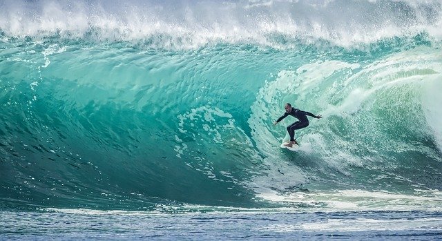  El surfista que estuvo a punto de ser comido por un tiburón sin enterarse