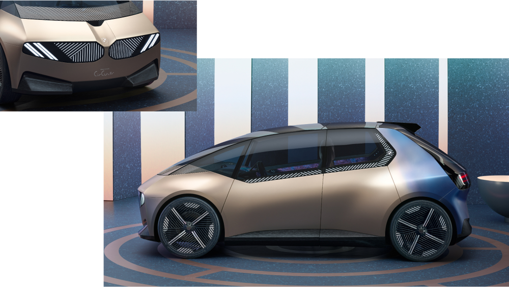 BMW tiene un nuevo coche que es eléctrico y hecho con materiales reciclables