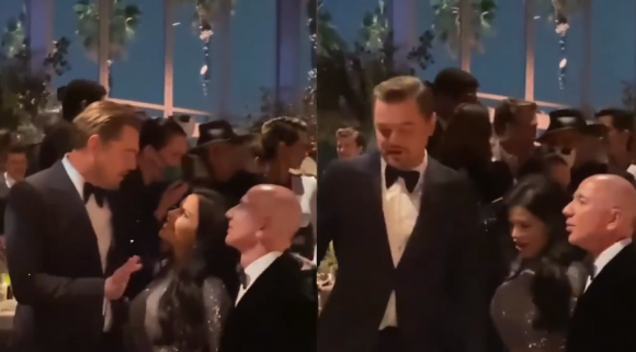  Leonardo DiCaprio le tiró la onda a la novia de Jeff Bezos y este lo retó