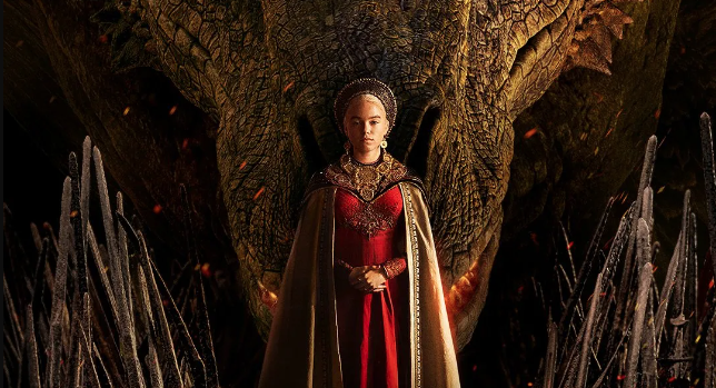  Un dragón en el más reciente poster de ‘House of the Dragon’ de HBO
