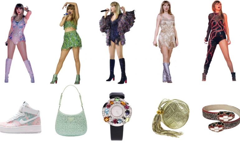  Los Accesorios de Lujo Más Codiciados para Brillar en el “The Eras Tour” de Taylor Swift